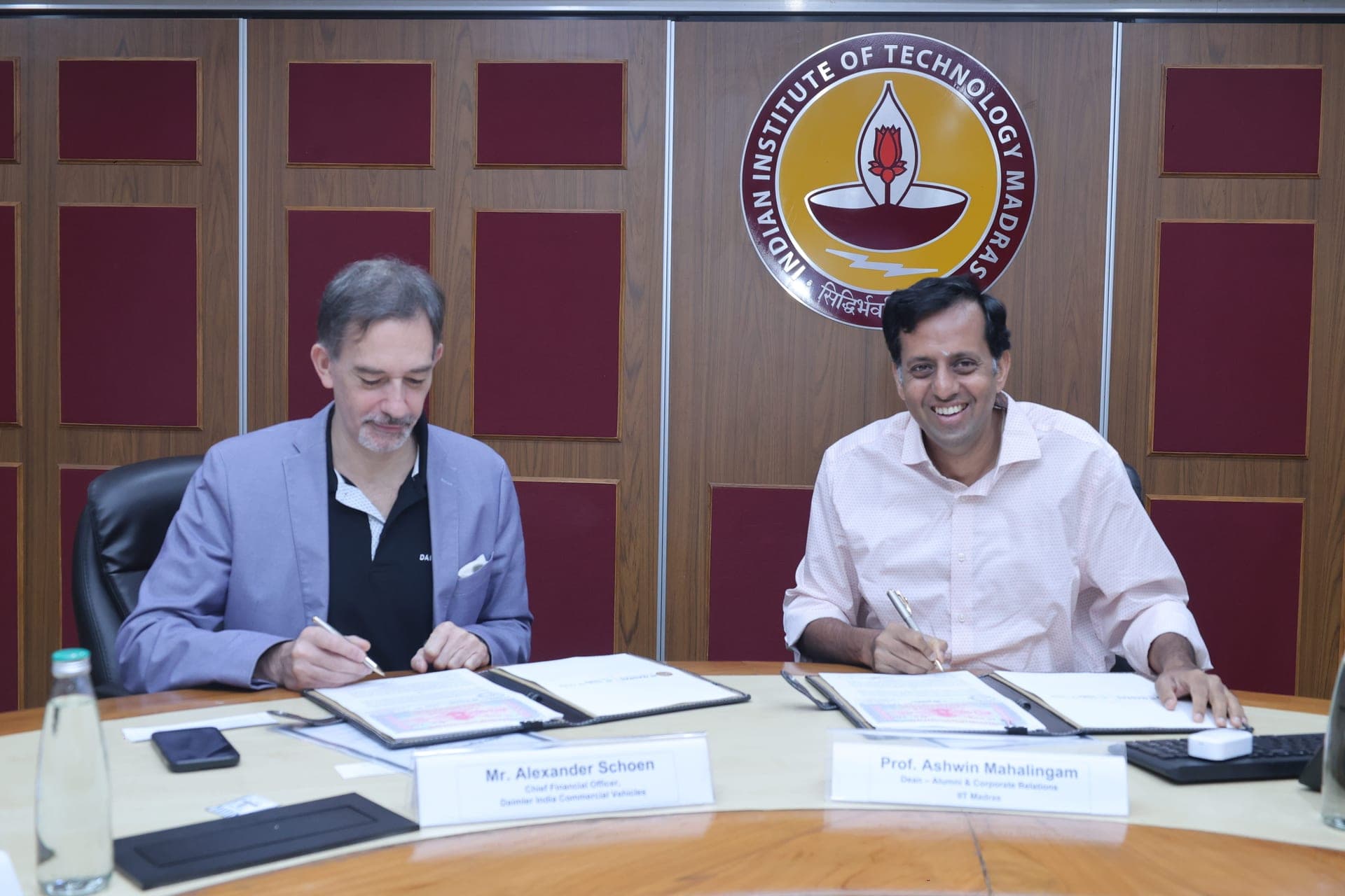 MoU Signing Ceremony with Daimler India Commercial Vehicles