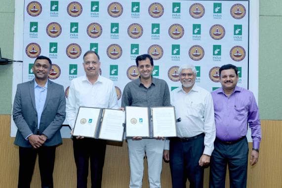Indus Towers and IIT Madras announce partnership to pioneer research in advanced materials for Sustainable GlassFibre Reinforced Polymer Structure
