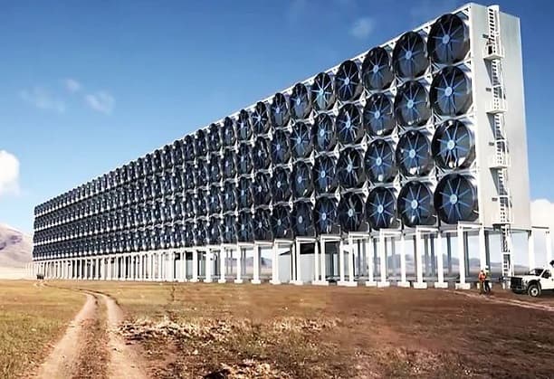 Electricity driven Direct Air Capture (DAC) unit