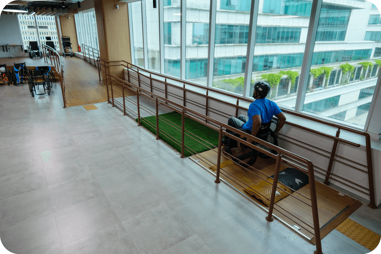 Development of an independently operatable stair-climbing mobility solution for wheelchair users