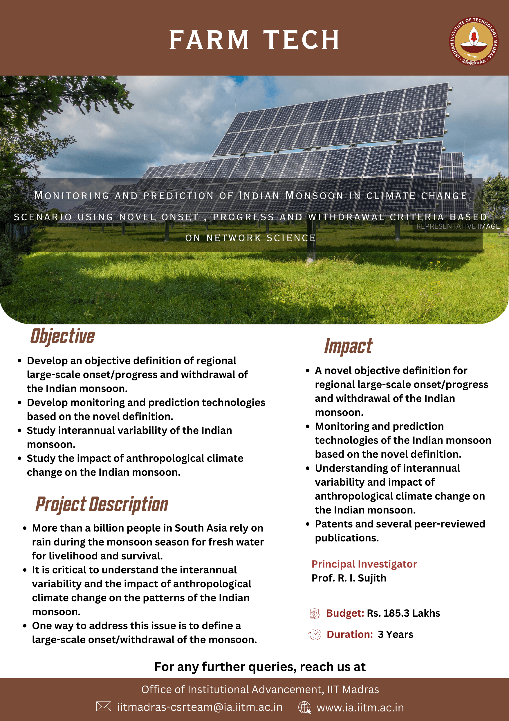 Monitoring and prediction of Indian Monsoon in climate change scenario using novel onset , progress and withdrawal criteria based on network science