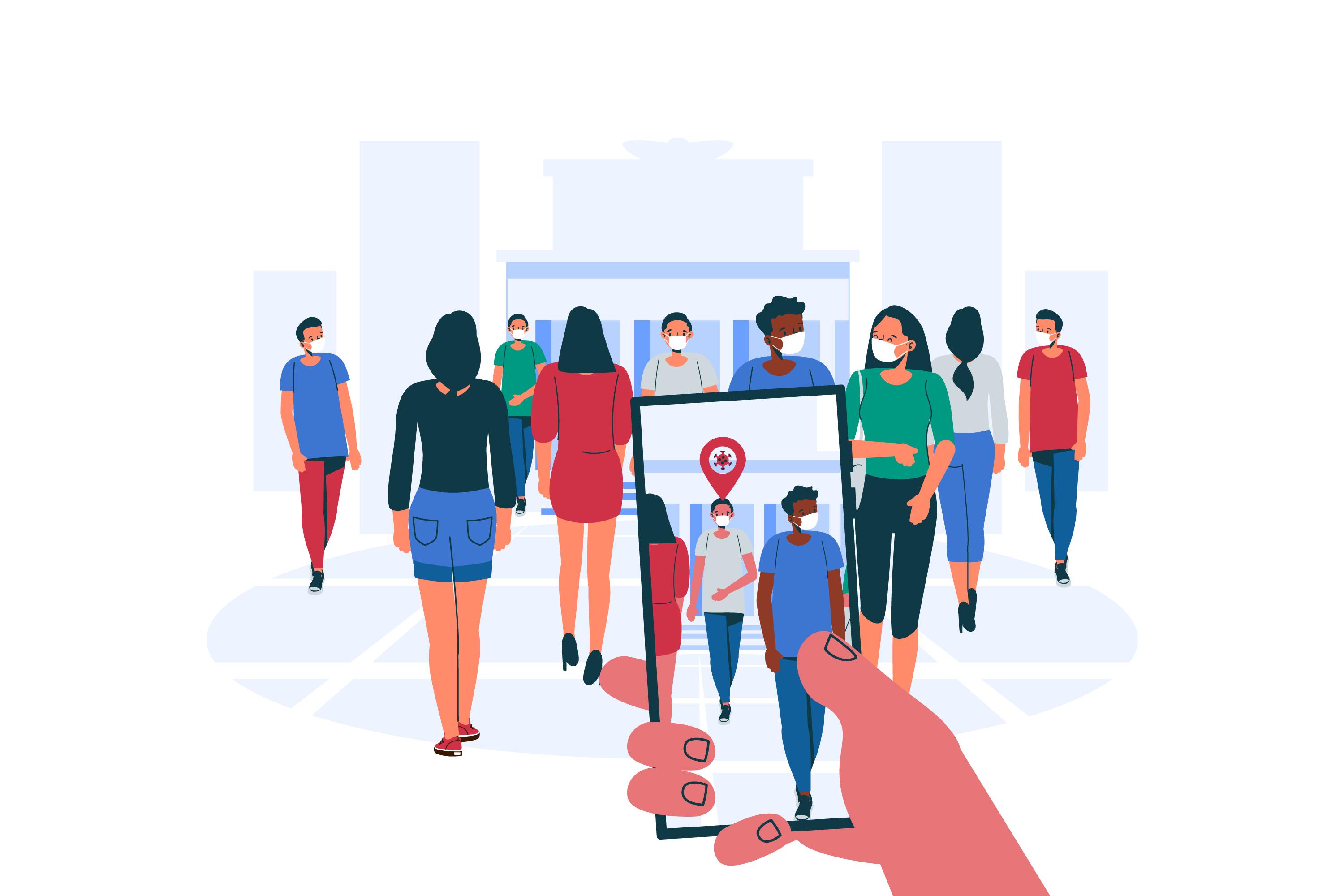 AI-assisted crowd management during large festive events