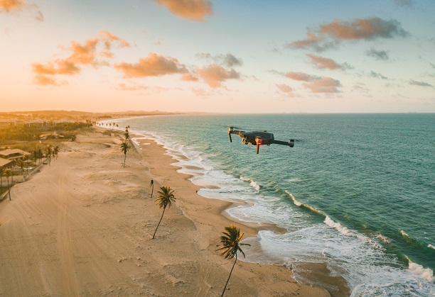 Monitoring of coastal marine environment using an in-house developed unmanned aerial vehicle