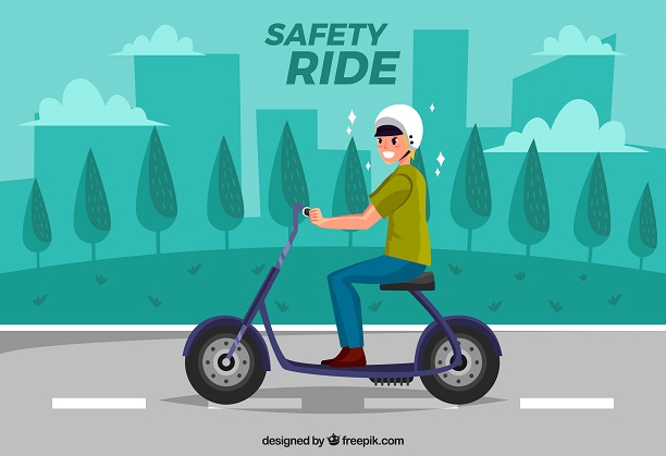 Technology development for enhancement of safety in two wheelers