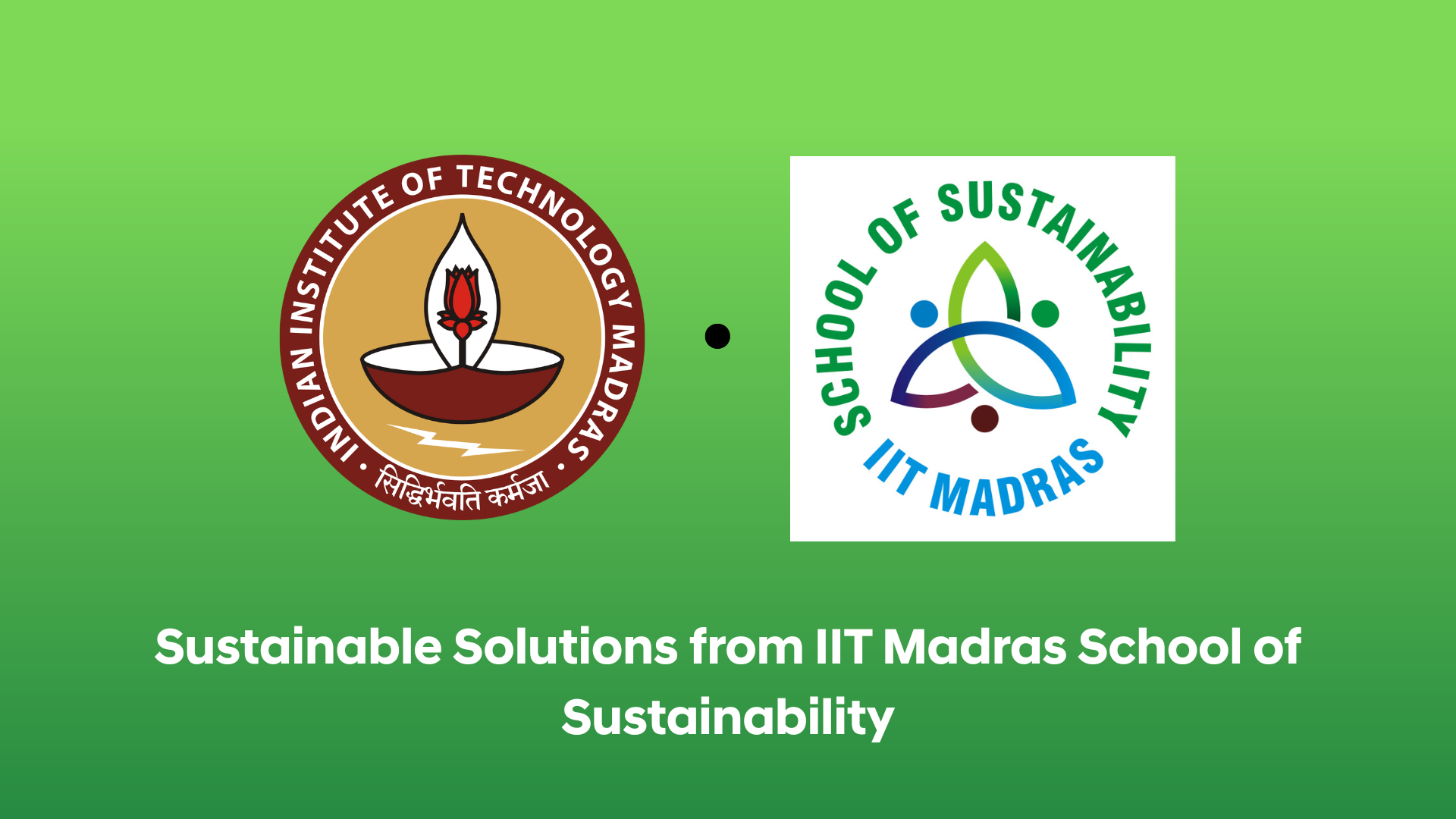 SCHOOL OF SUSTAINABILITY
